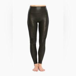 SPANX Black Quilted Leggings